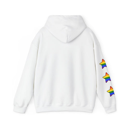 Love Wins Rainbow Hoodie - Unisex Heavy Blend Sweatshirt