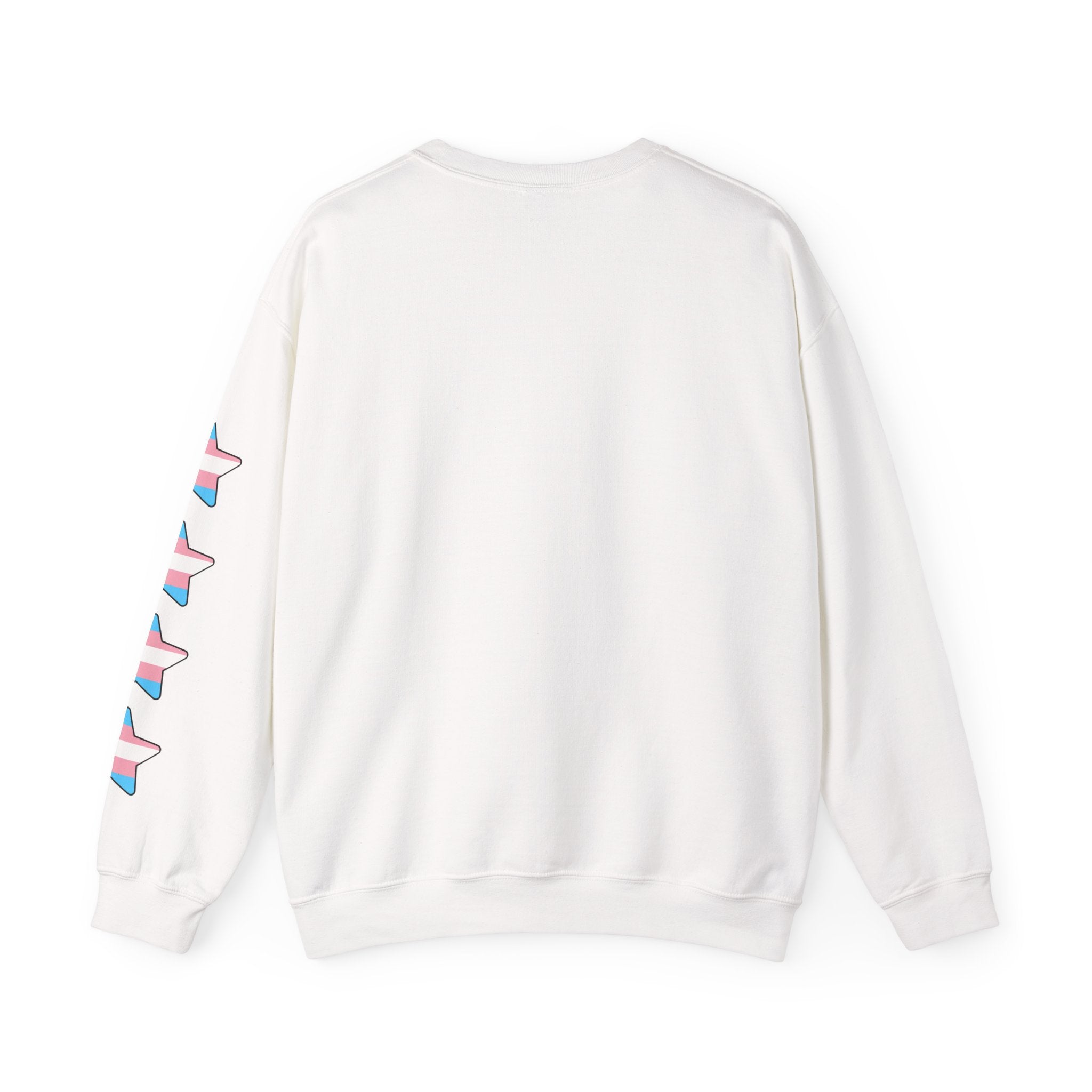 Trans Pride Star Sleeve Crewneck Sweatshirt