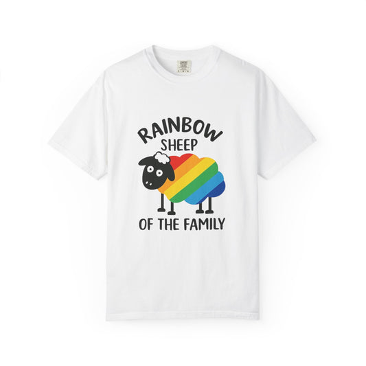 Rainbow Sheep Unisex T-Shirt - Celebrate Family and Diversity