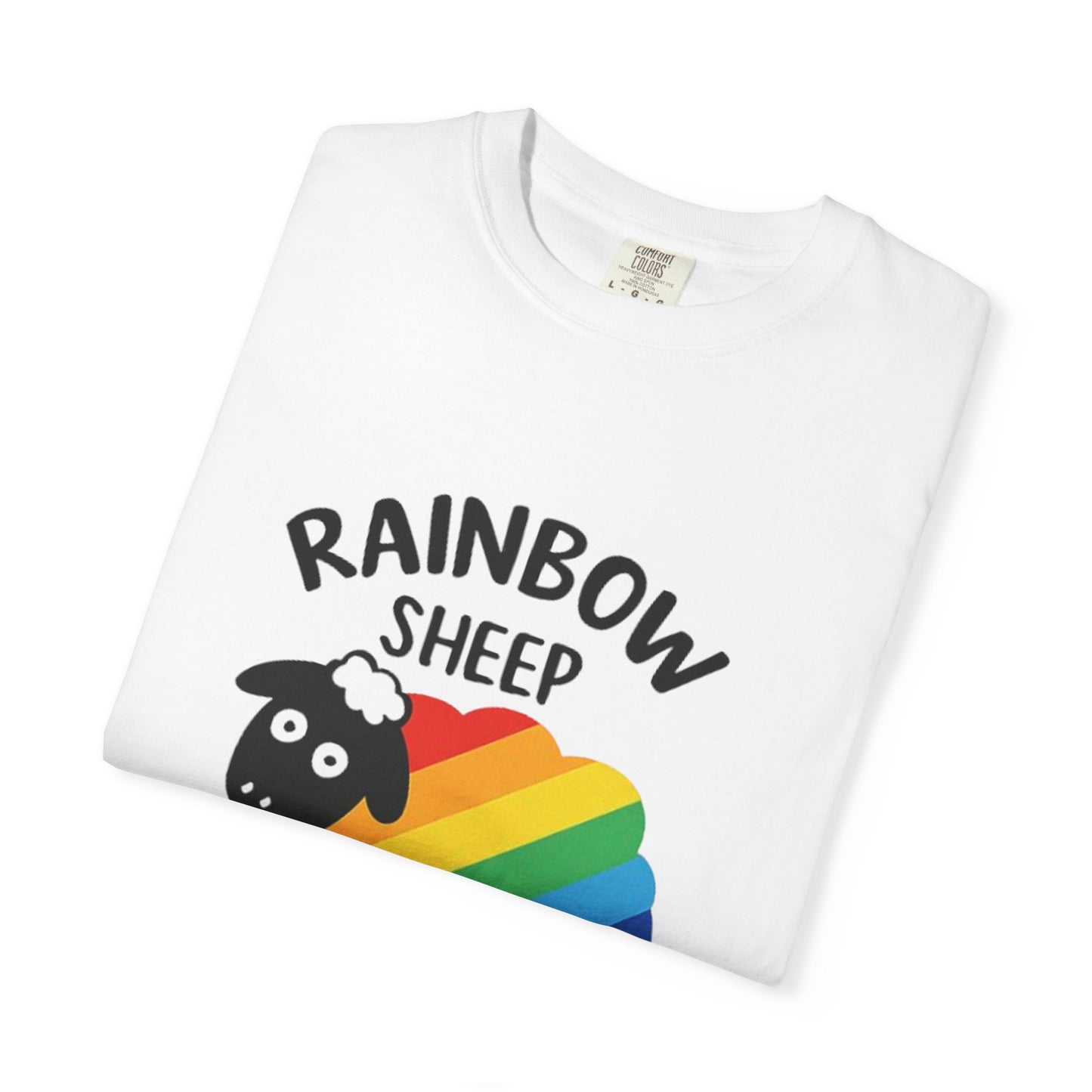 Rainbow Sheep Unisex T-Shirt - Celebrate Family and Diversity