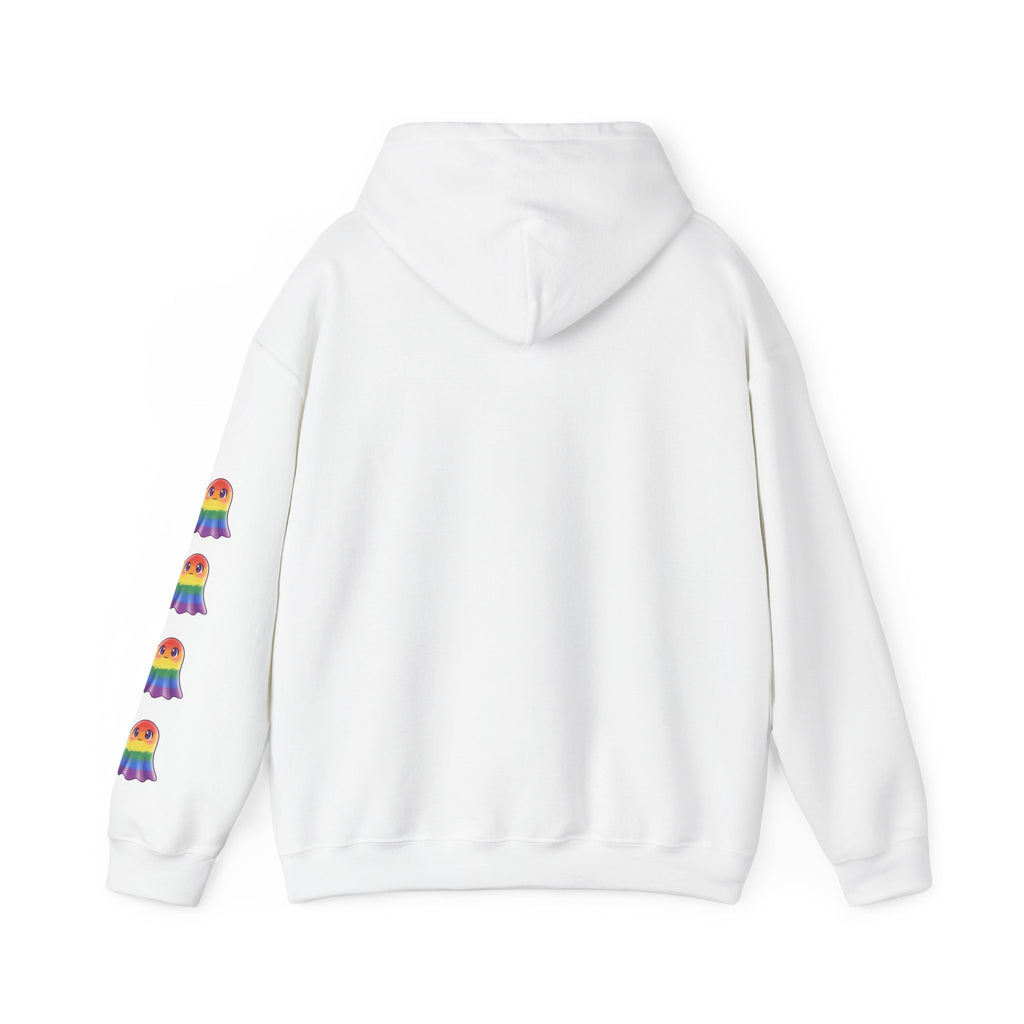 Rainbow Ghost Hoodie (Cute Pride Edition)