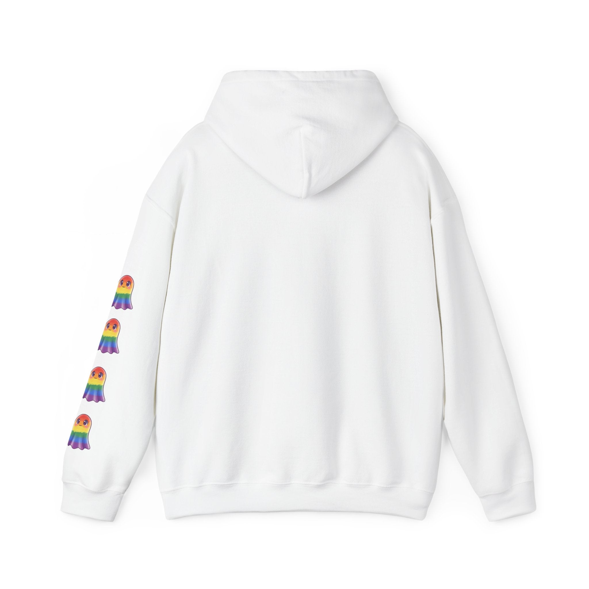 Rainbow Ghost Hoodie (Cute Pride Edition)