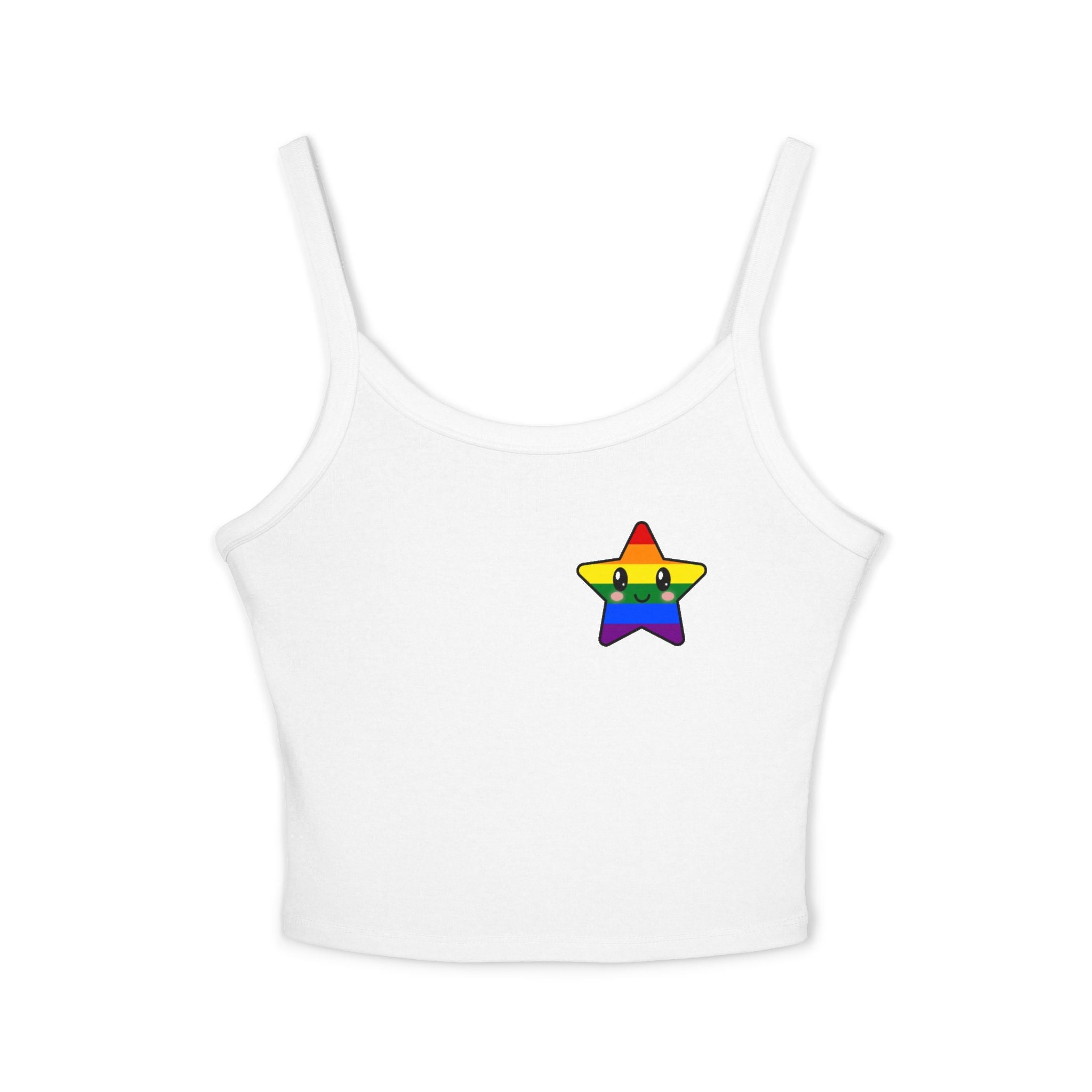 Rainbow Pride Star Crop Tank